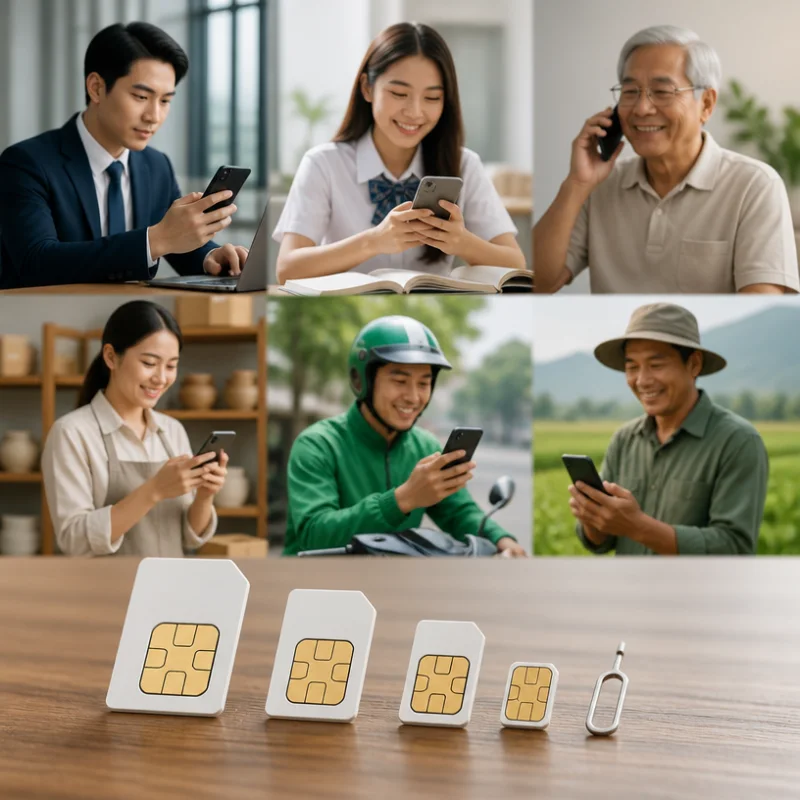 Các dạng SIM phổ biến phù hợp với từng đối tượng người dùng